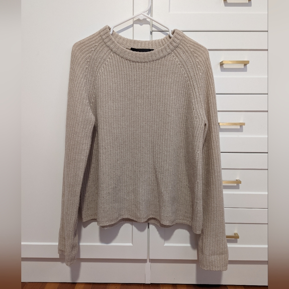 Jenni Kayne Cashmere Fisherman Sweater, Size M